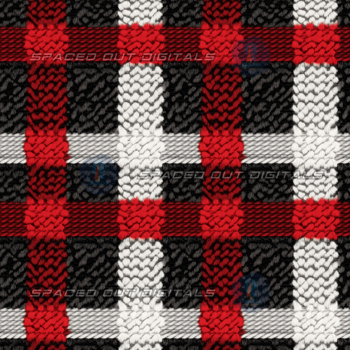 Knit Buffalo Plaid