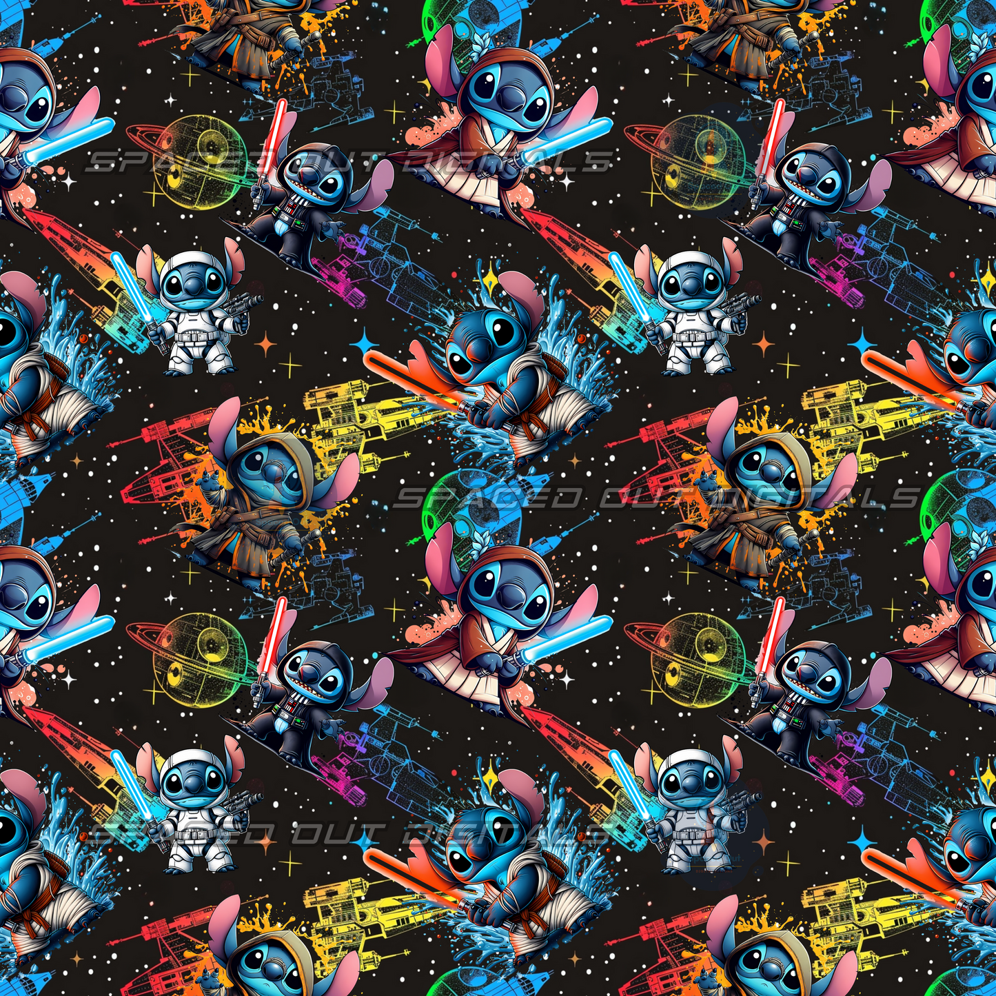 Blue Alien Space War