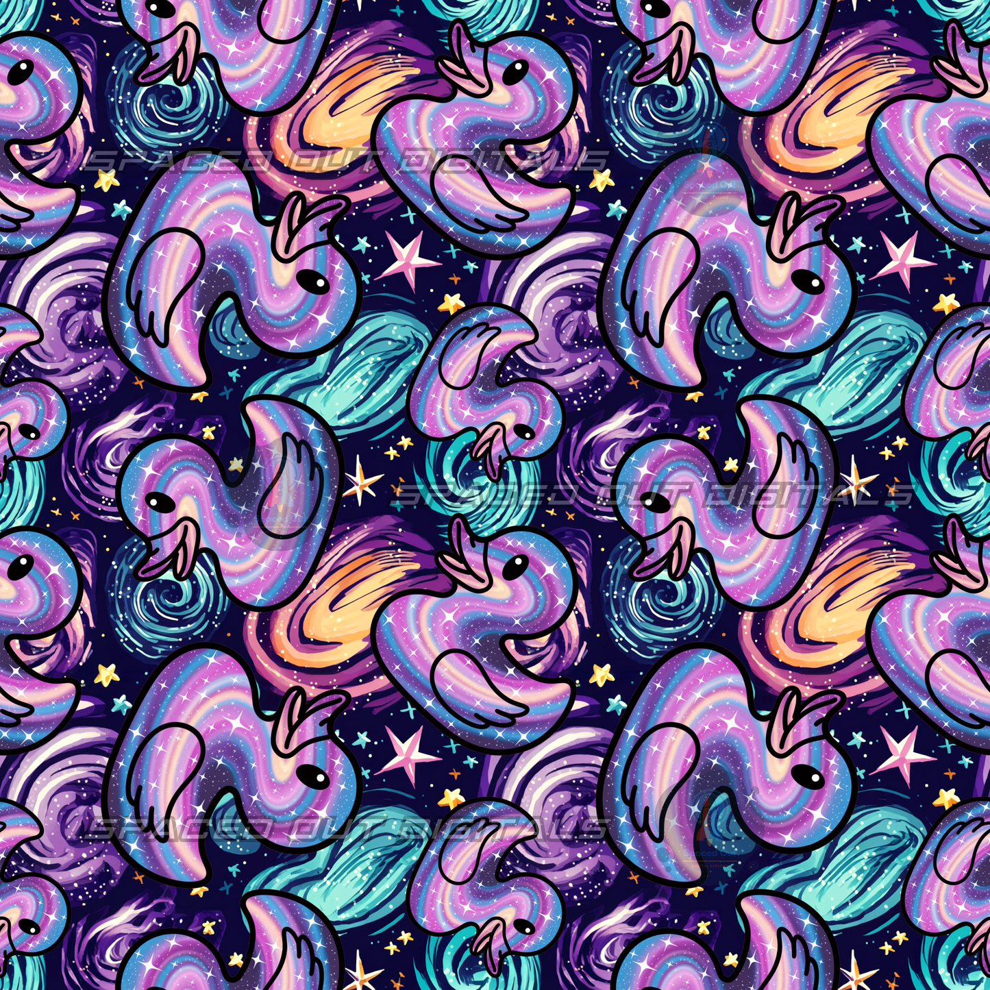 Galaxy Rubber Ducks
