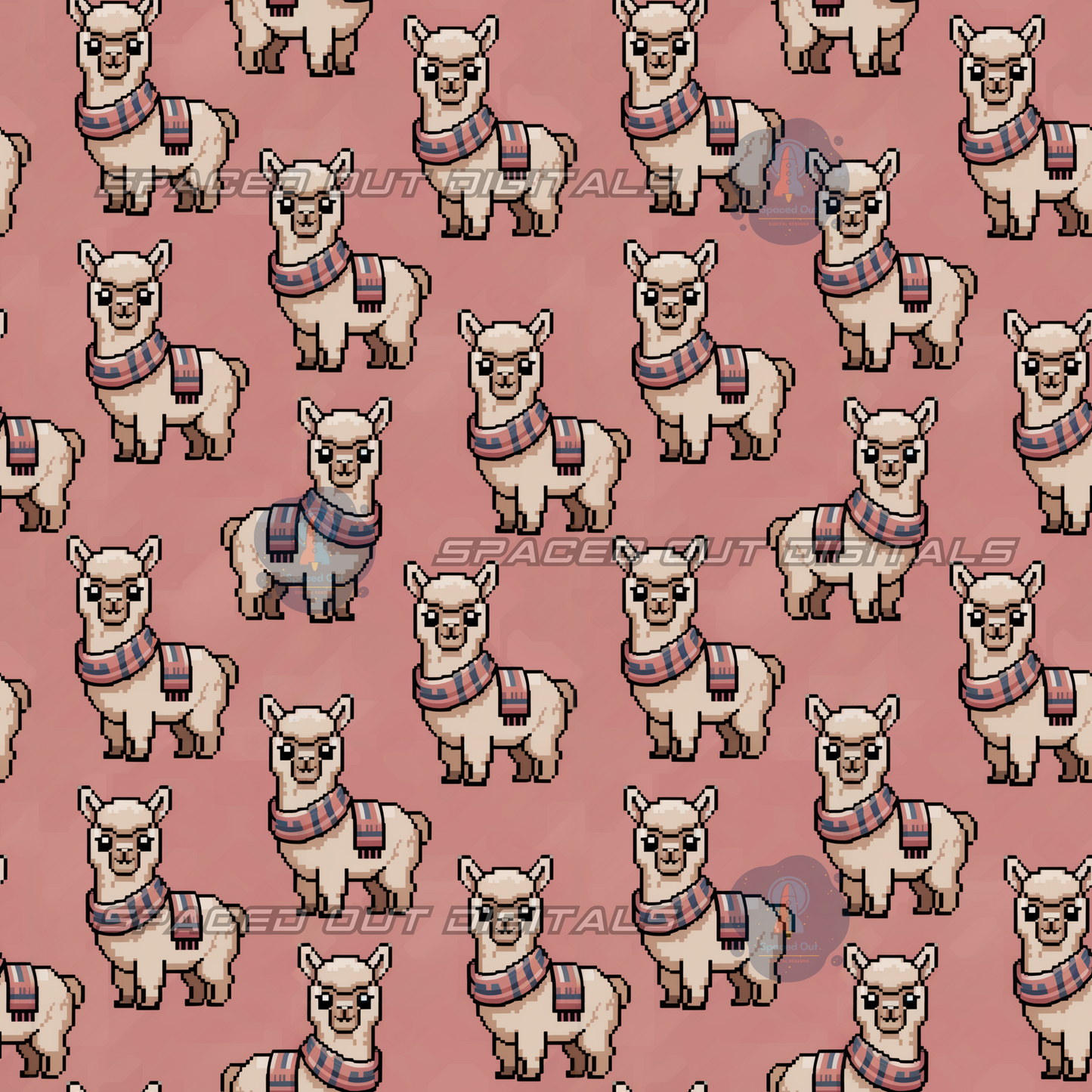 Pixel Llamas