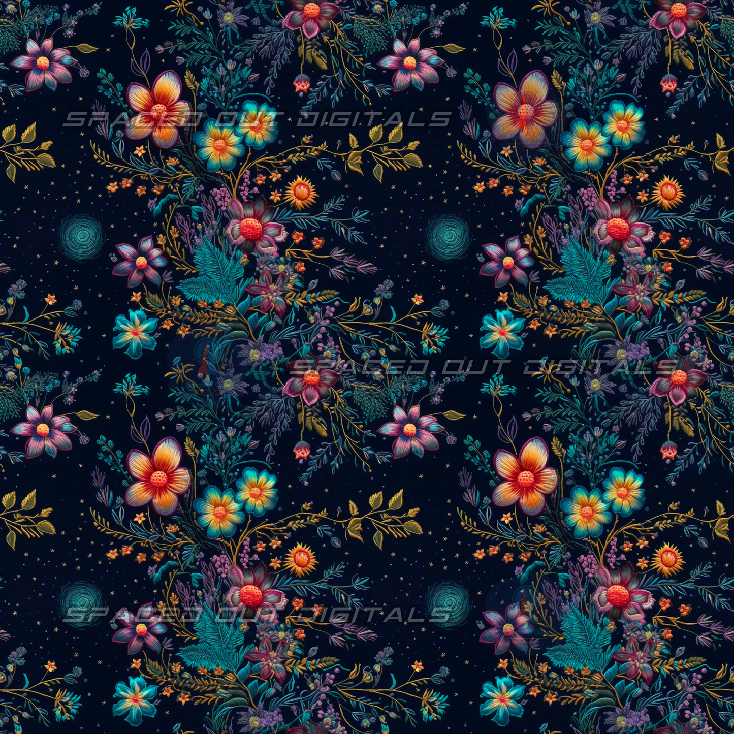 Flower Embroidery Bundle