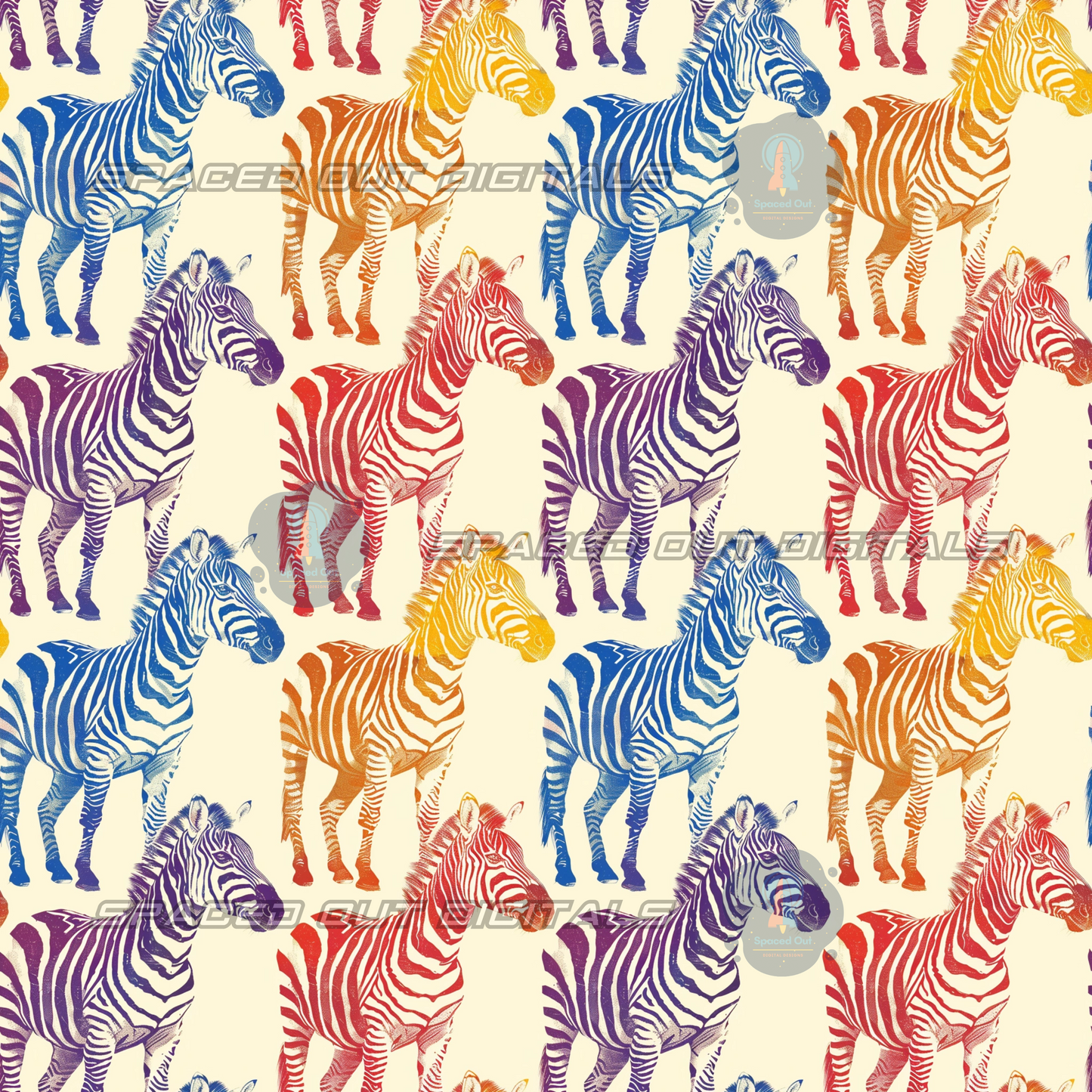 Rainbow Zebras