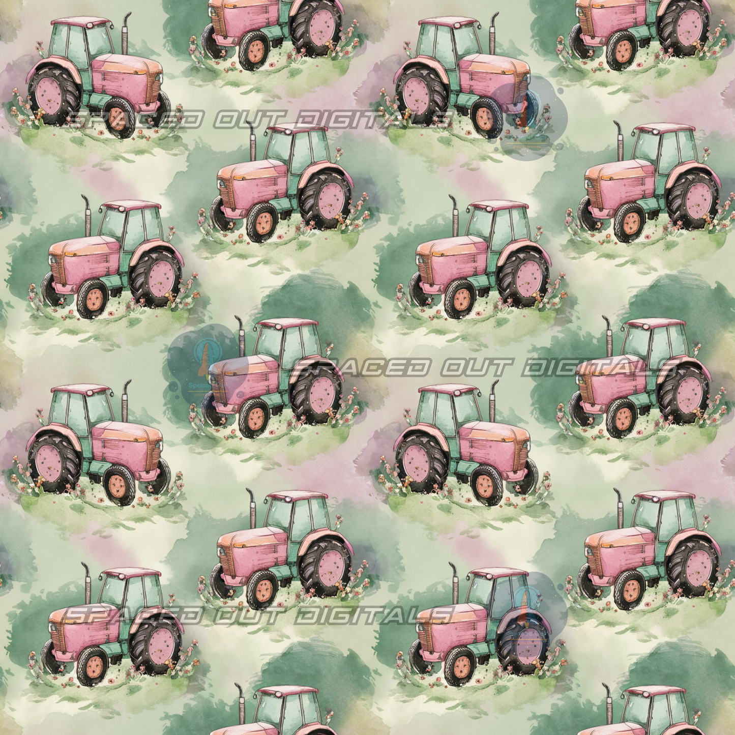 Pink Tractors