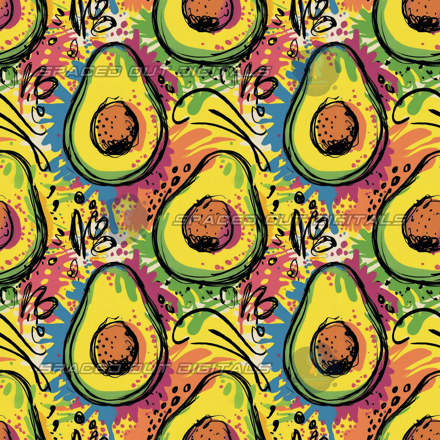 Doodle Avocado