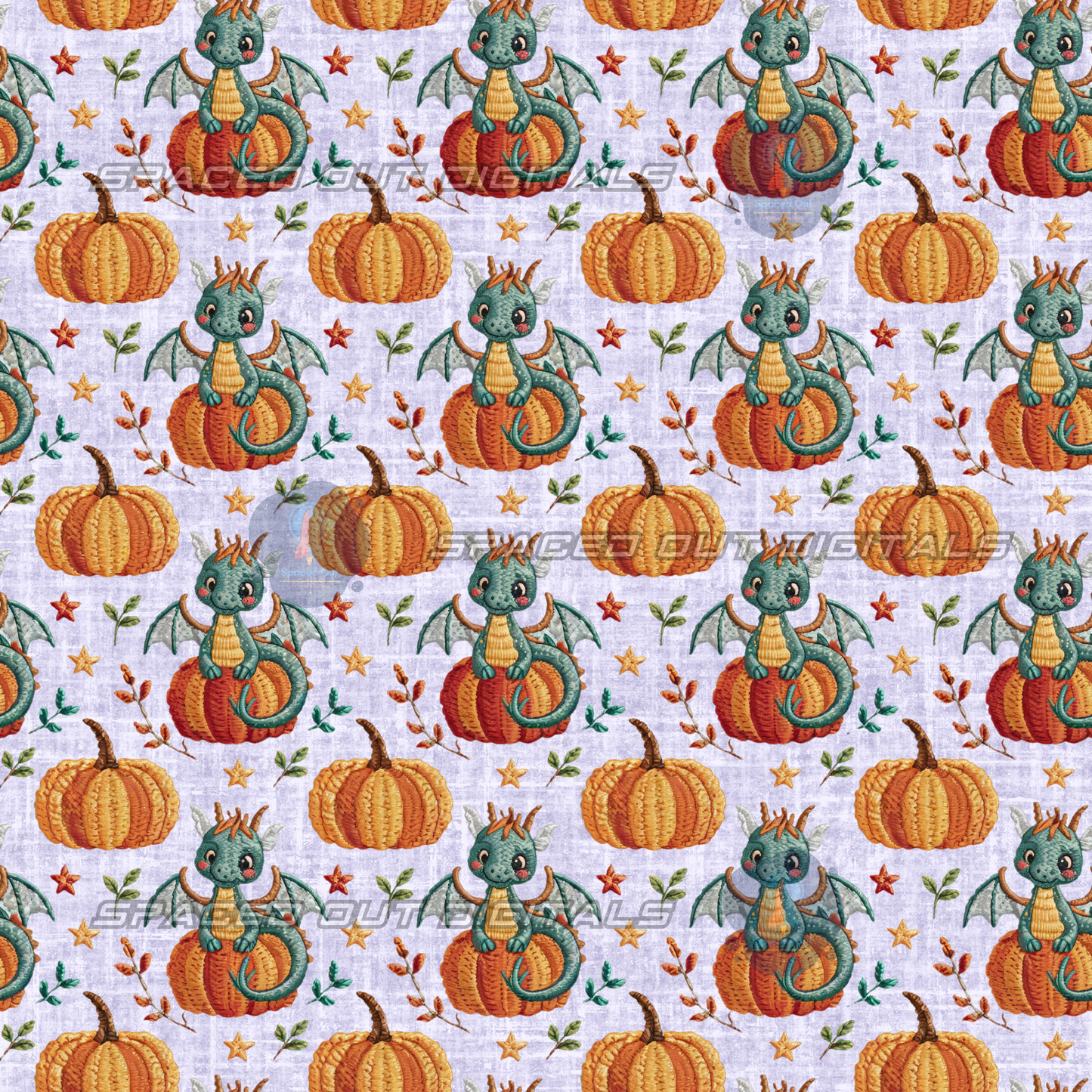 Fall Embroidery Dragons