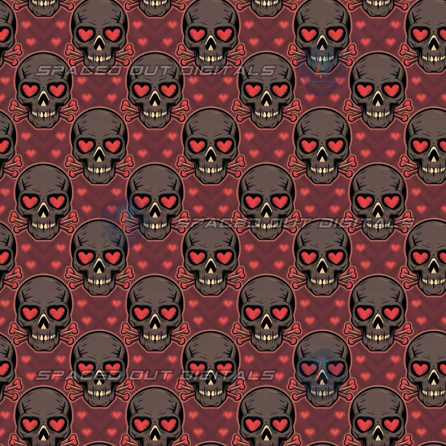 Valentines Skulls