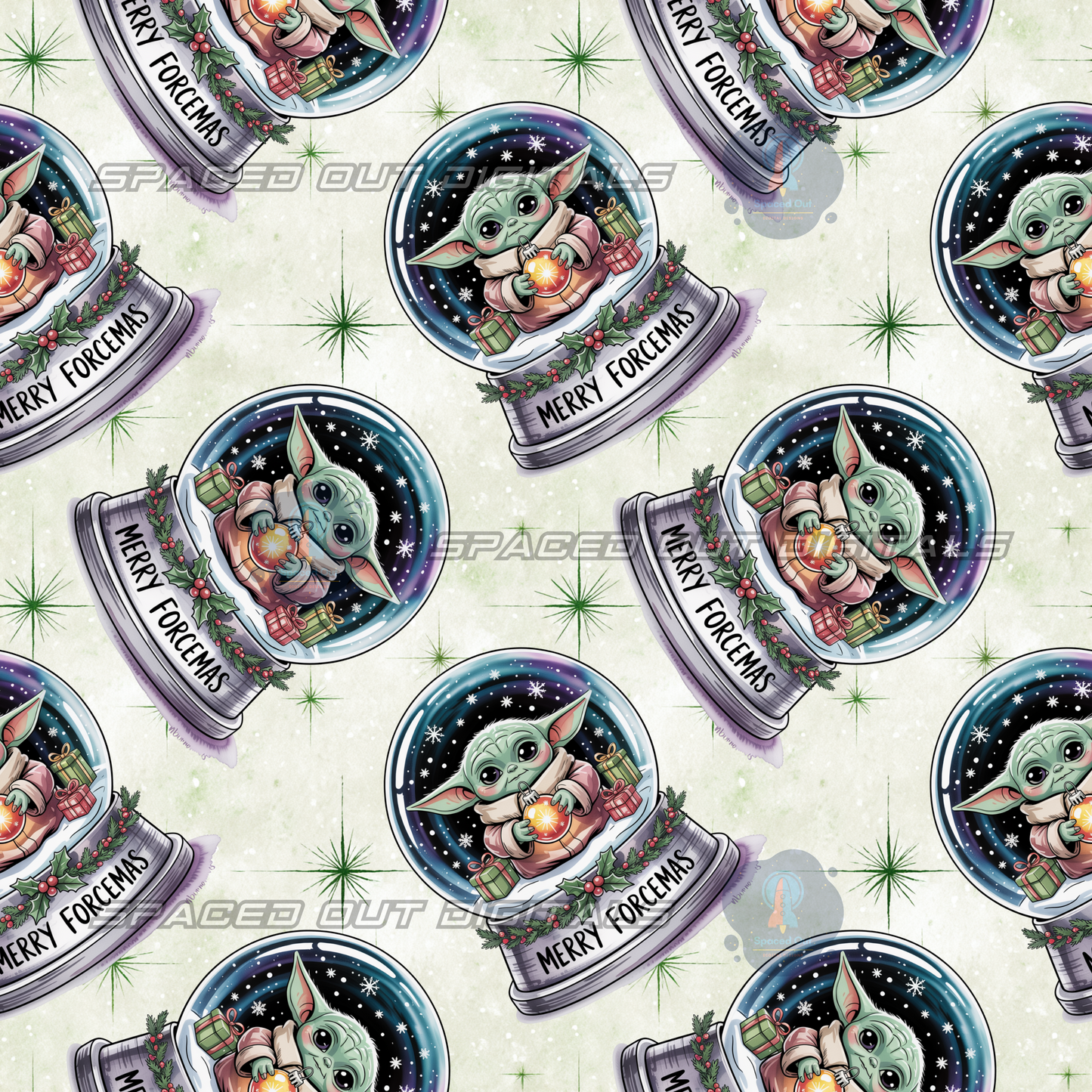Baby Green Master Snowglobes