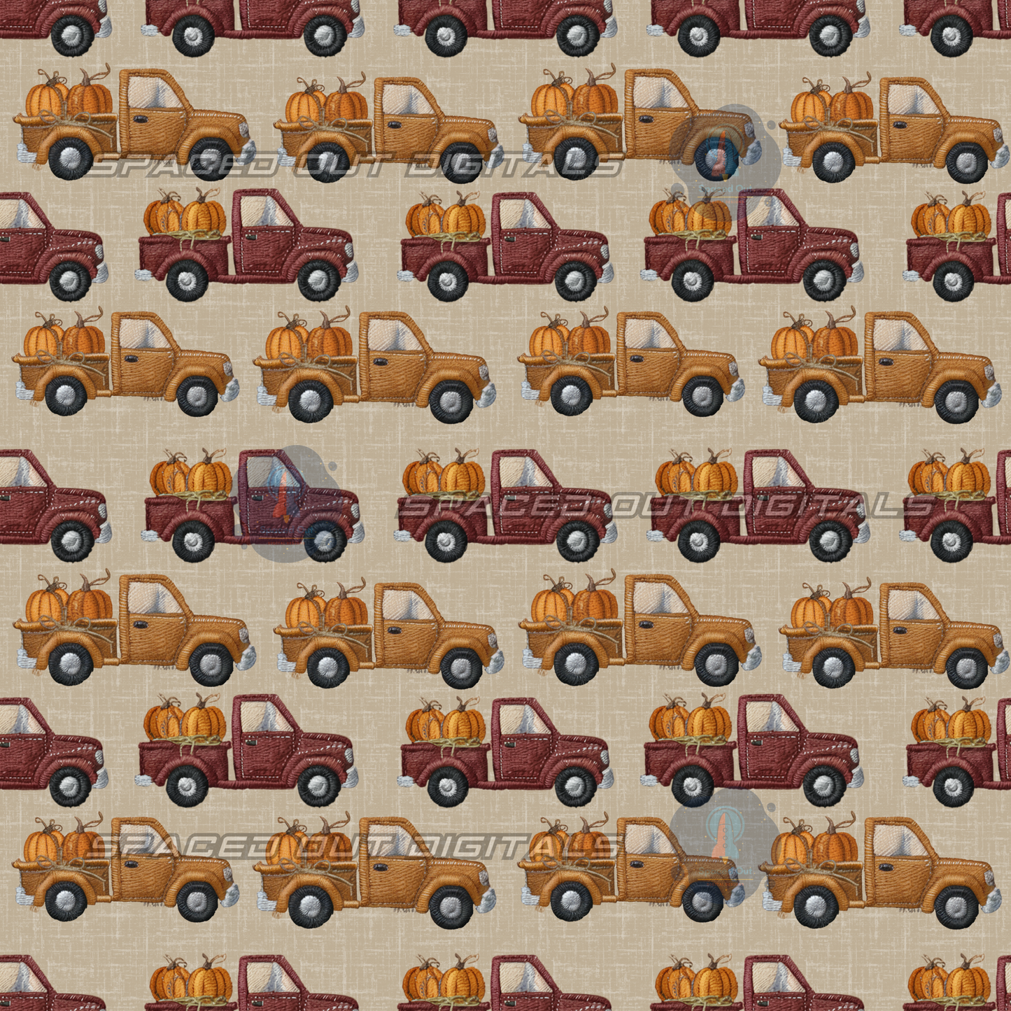 Fall Embroidery Trucks