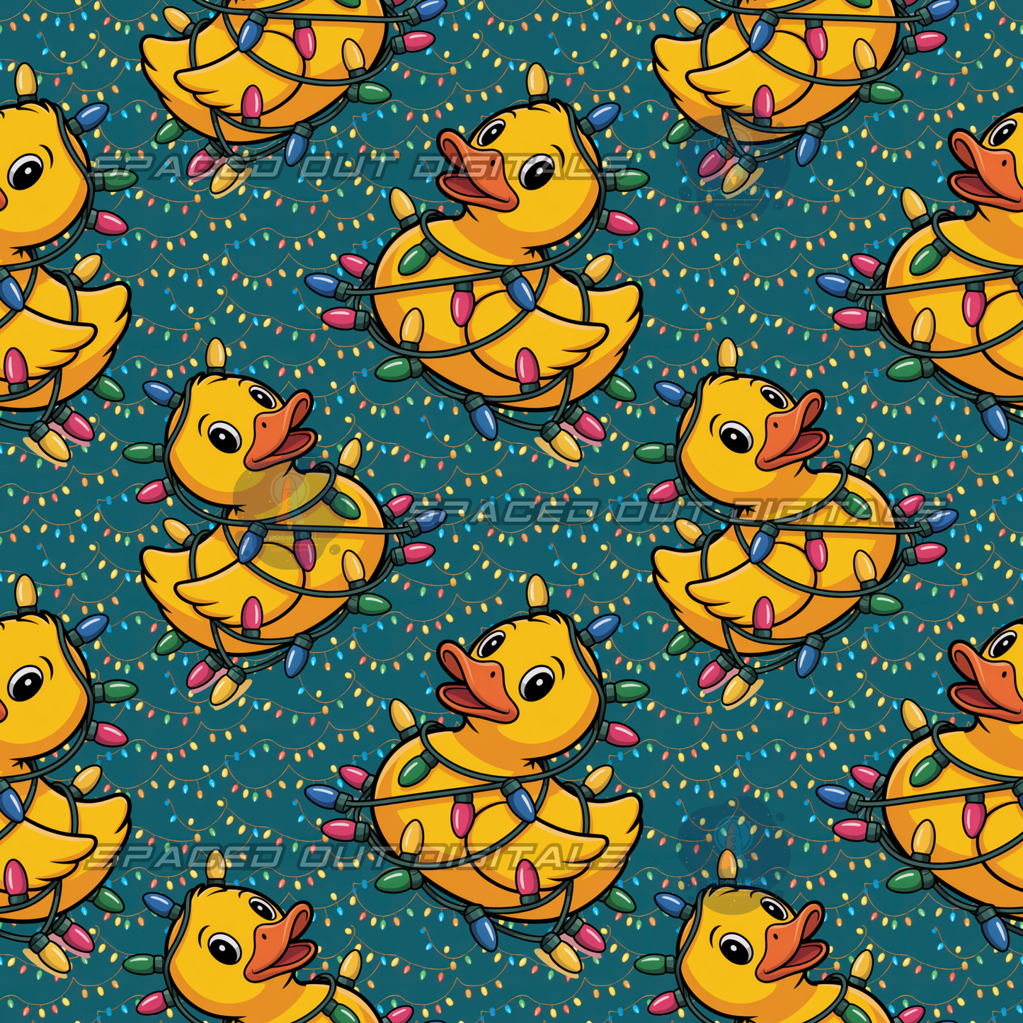 Christmas Lights Ducks