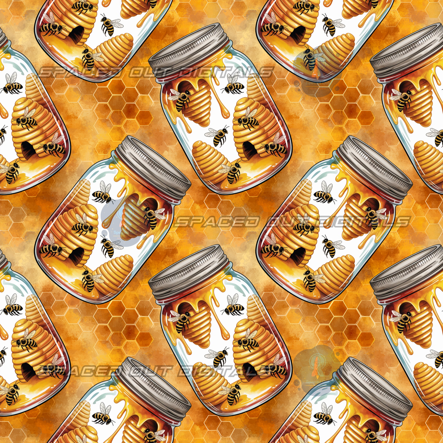 Bee Mason Jars