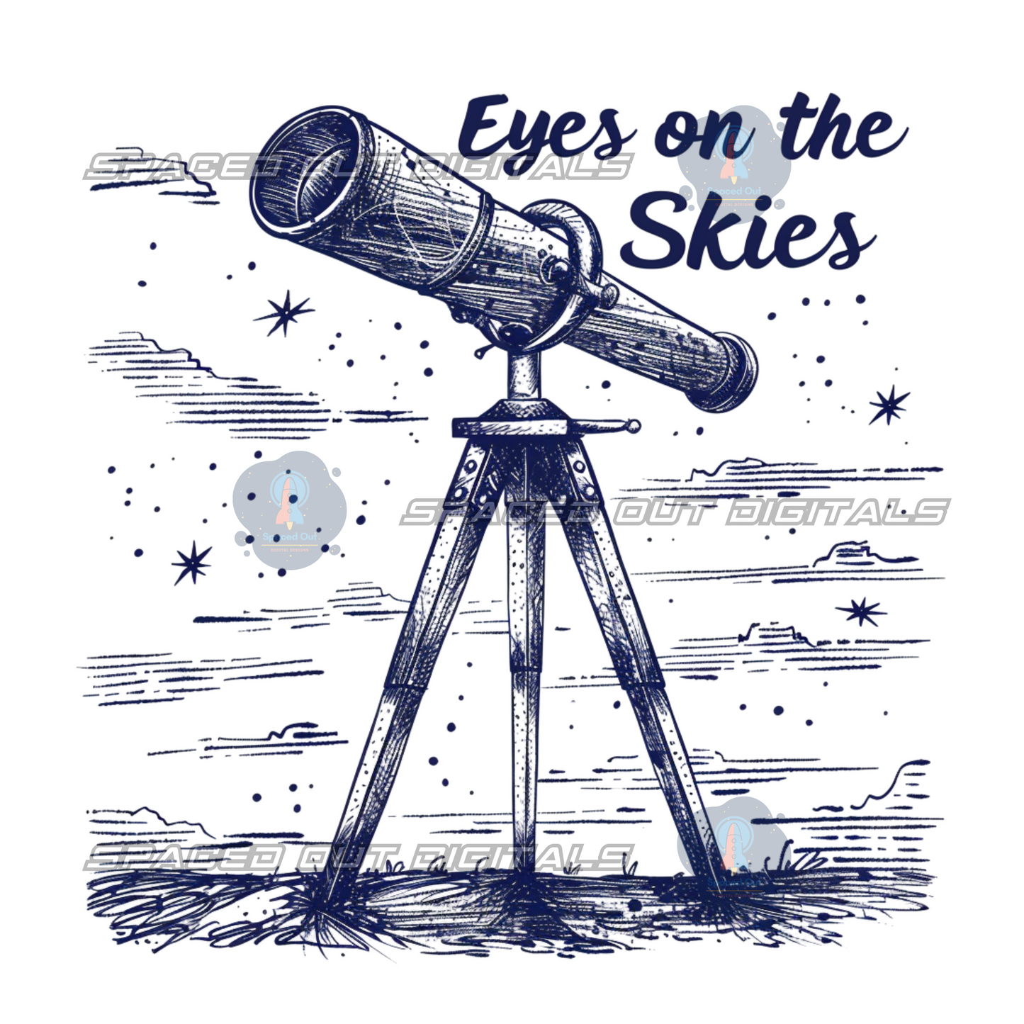 Eyes On The Skies PNG
