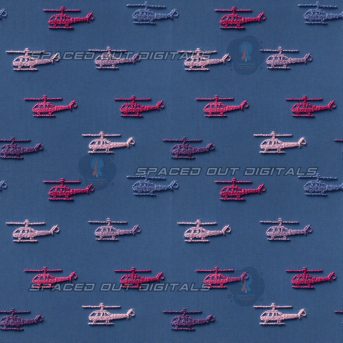 Embroidery Helicopters