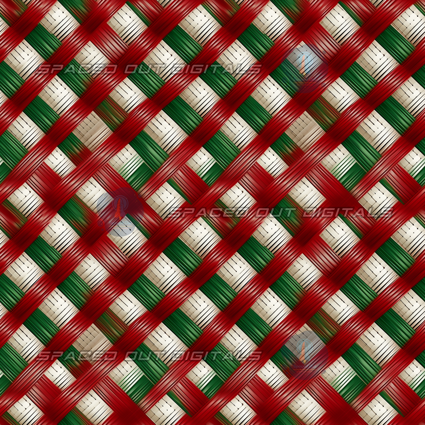 Christmas Crosshatch