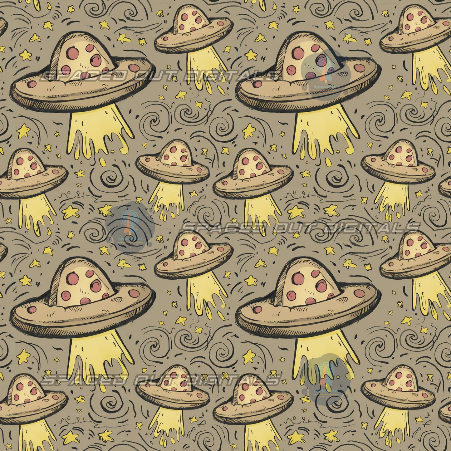 Space Pizza UFOs