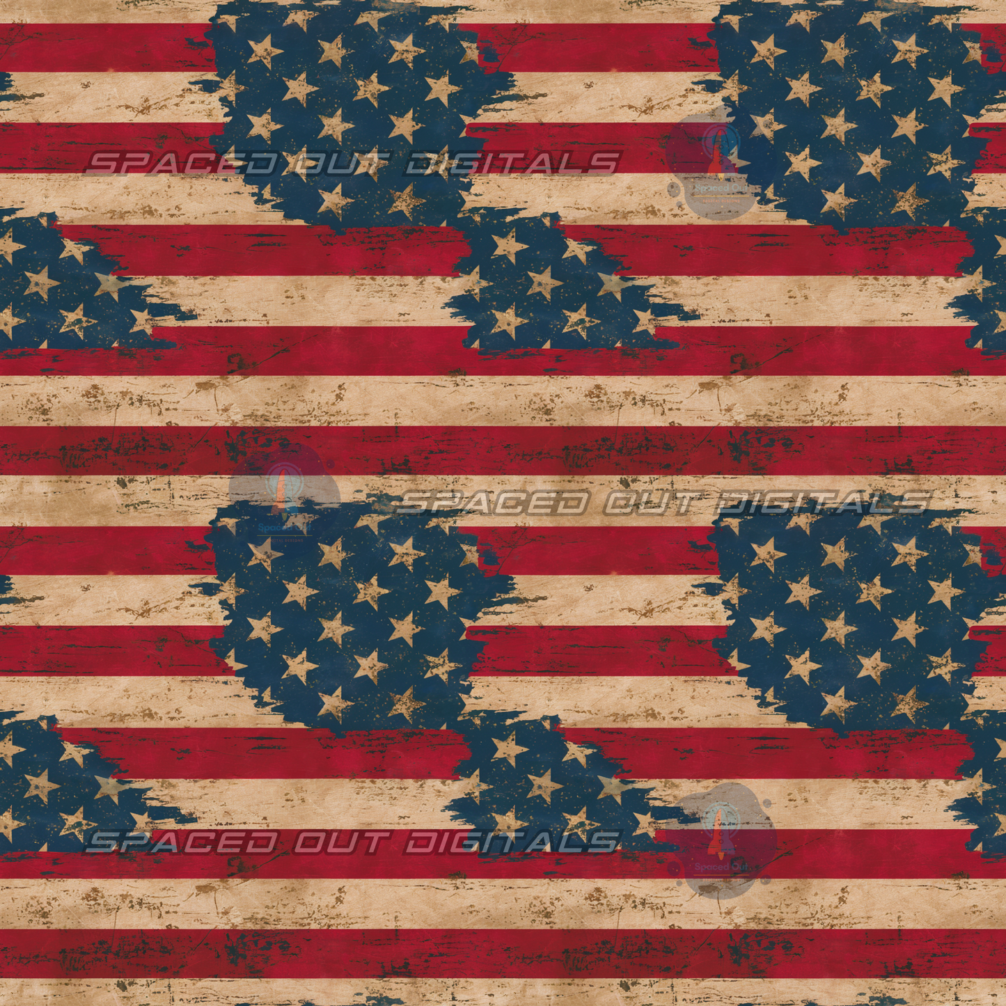 Vintage American Flag
