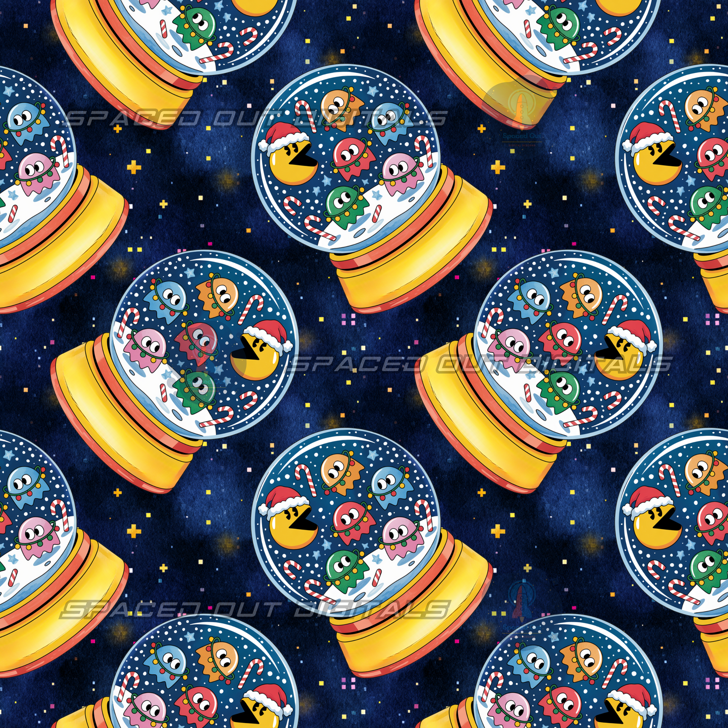 Pac Game Snowglobes