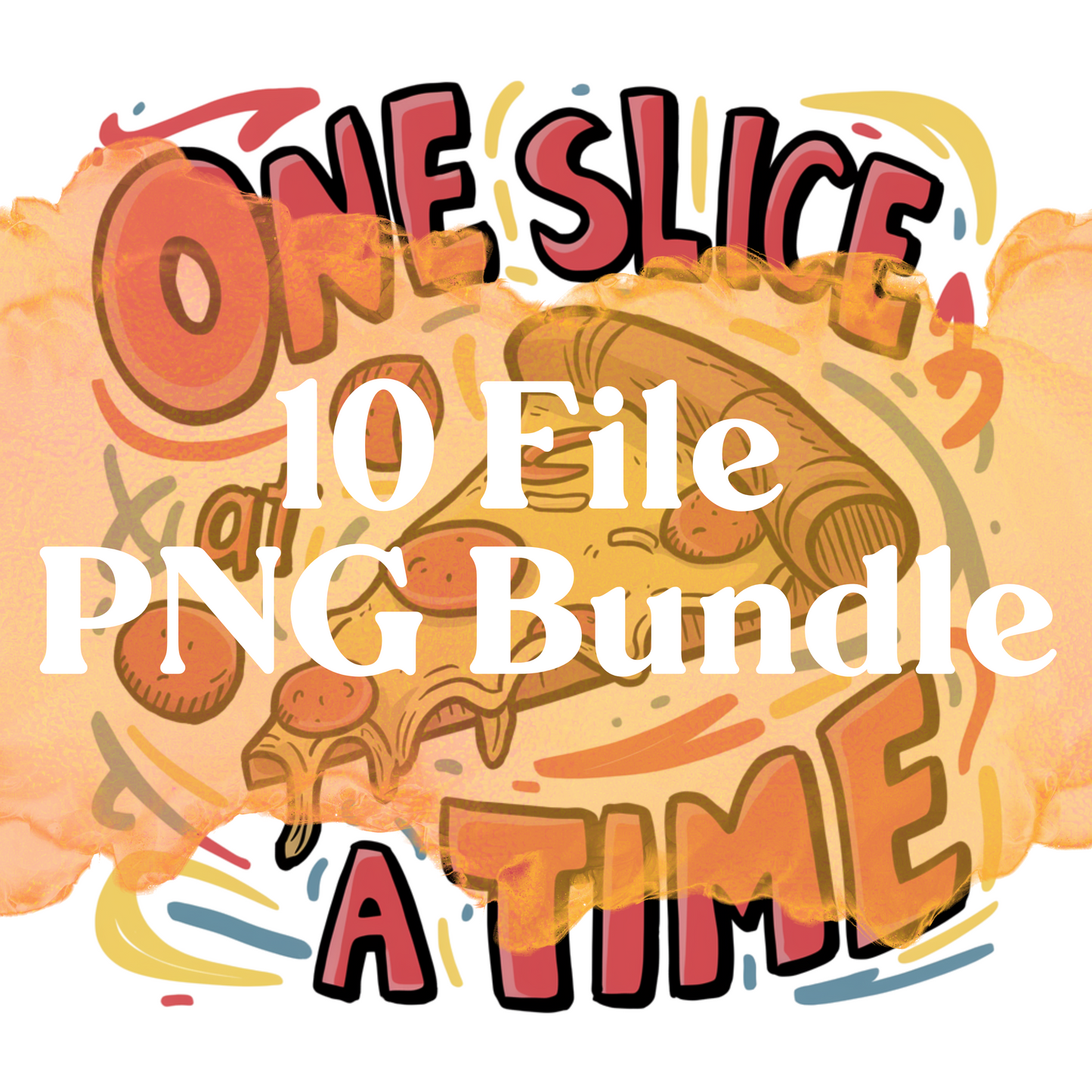 Sketchy Foods PNG Bundle