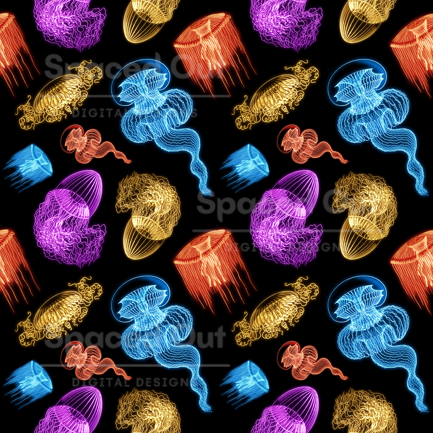 Neon Jellyfish