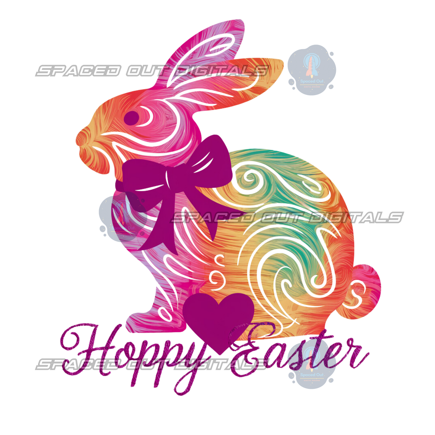Hoppy Easter Girl PNG