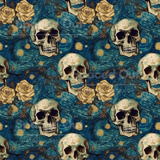 Van Gogh Skulls