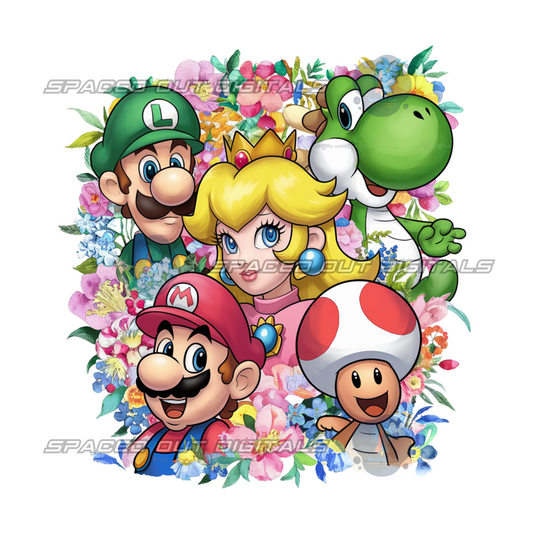 Plumber Friends Flowers PNG