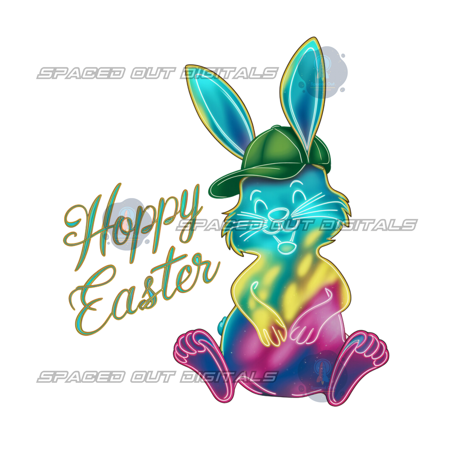 Hoppy Easter Boy PNG