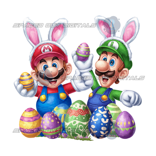 Plumber Bros Easter PNG