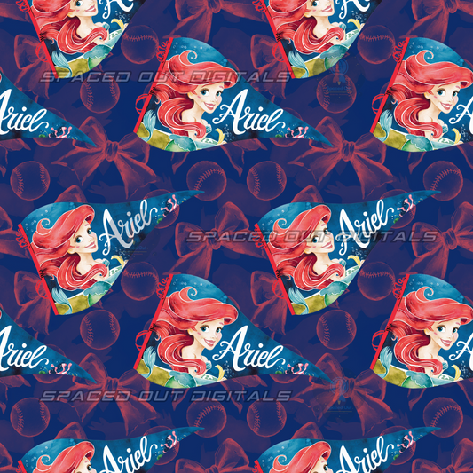 Mermaid Princess Pennant