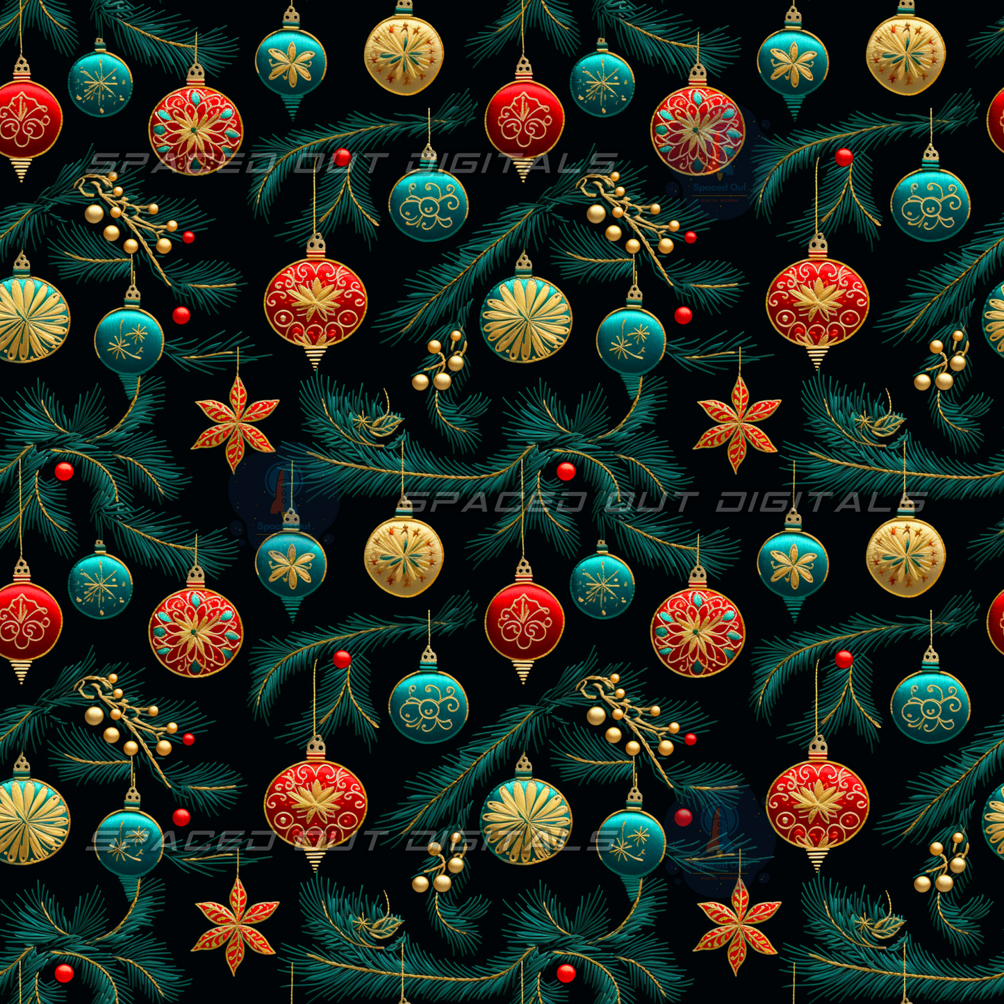 Embroidery Ornaments