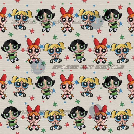 Puff Girls Embroidery