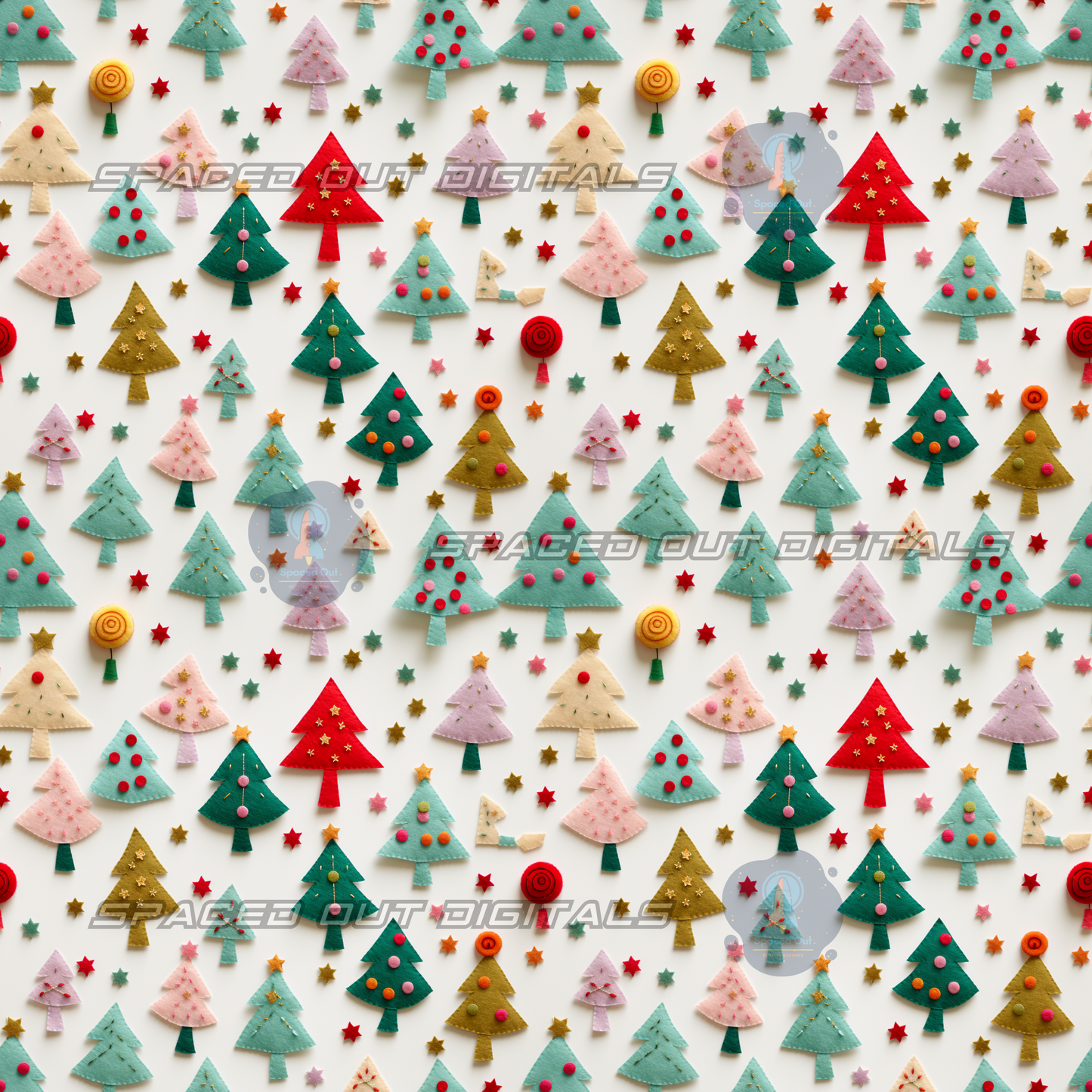 Felt Christmas Trees
