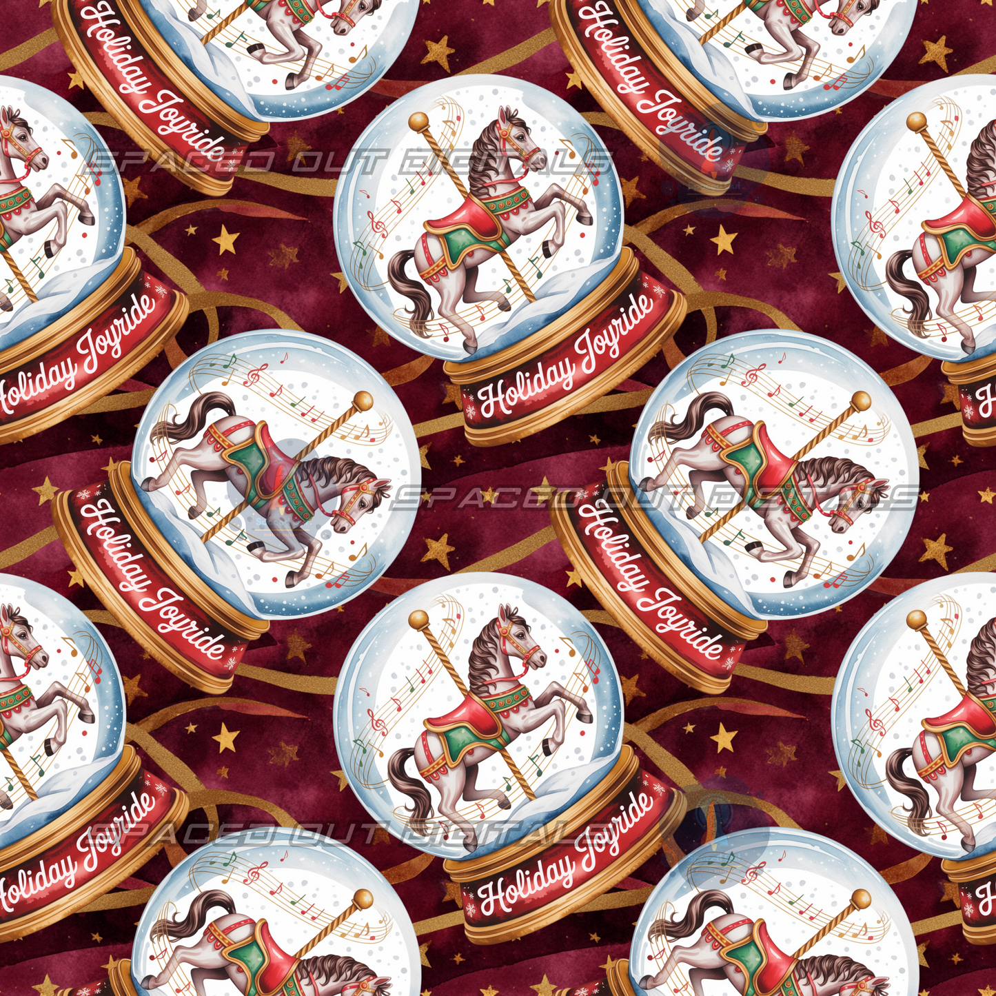 Horse Carousel Globes