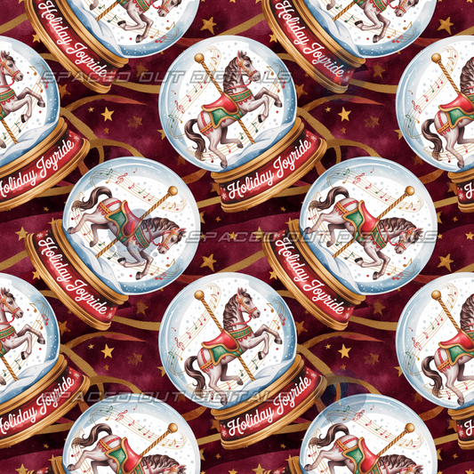 Horse Carousel Globes