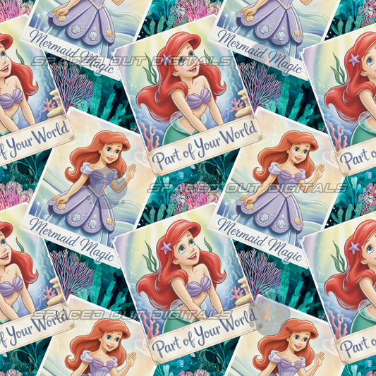 Mermaid Princess Polaroids