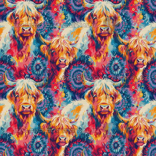 Cow Tiedye