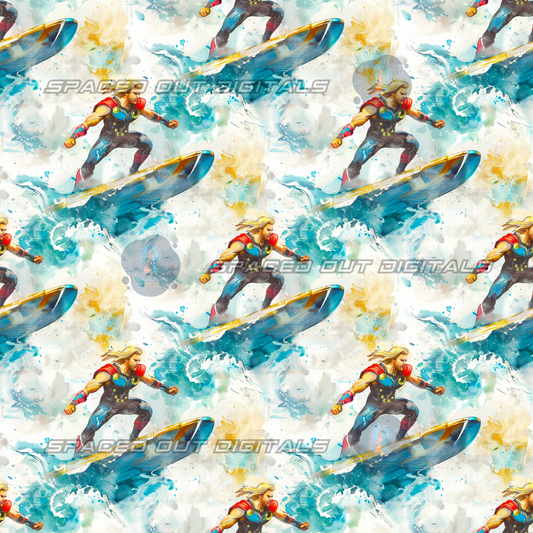 Surfing Thunder God