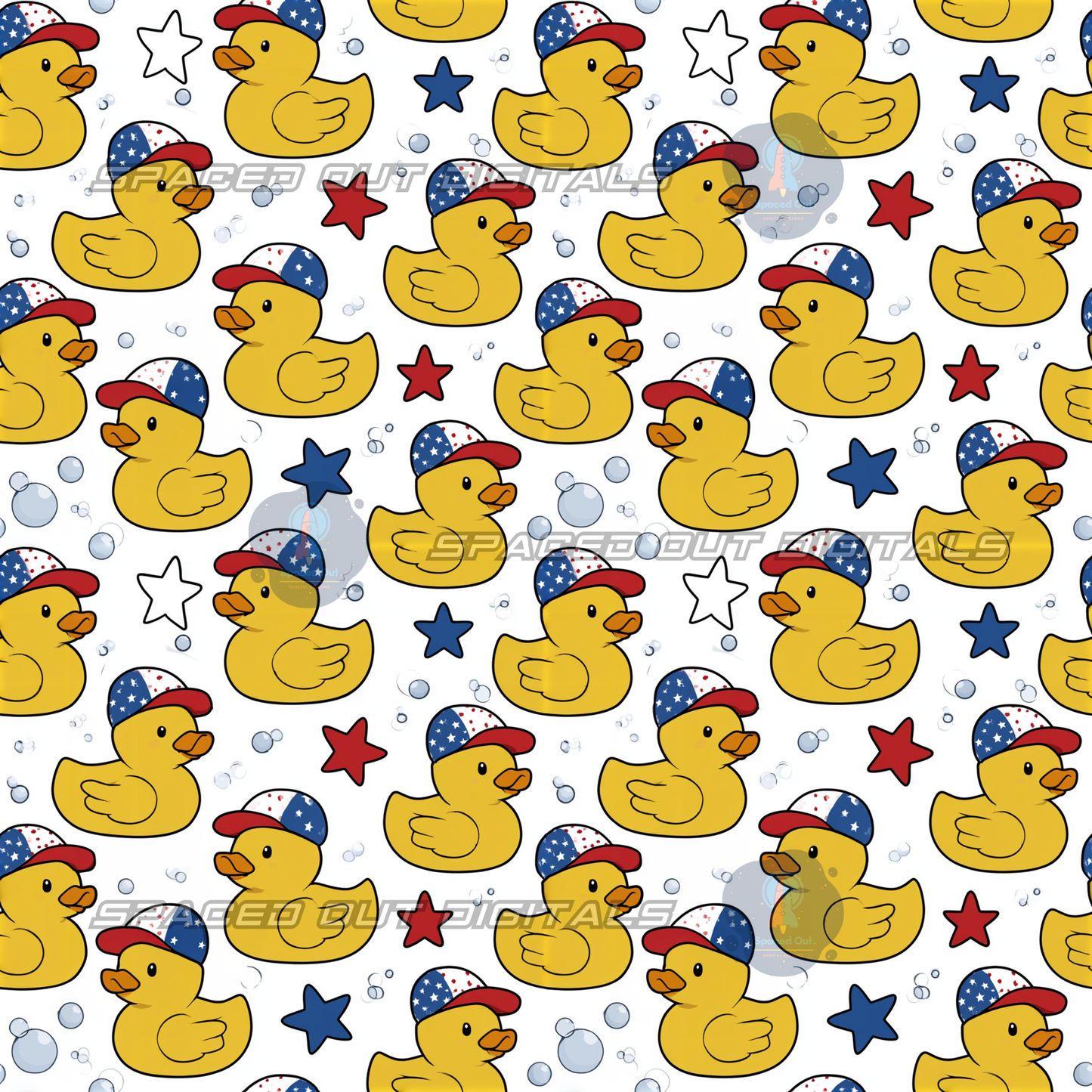 Patriotic Rubber Ducks
