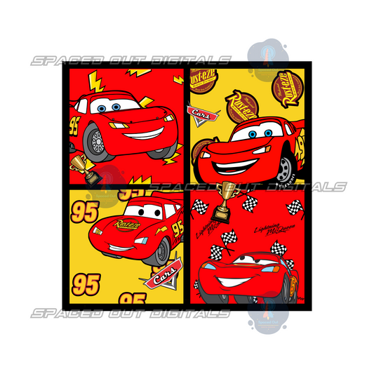 Lightning Squares PNG