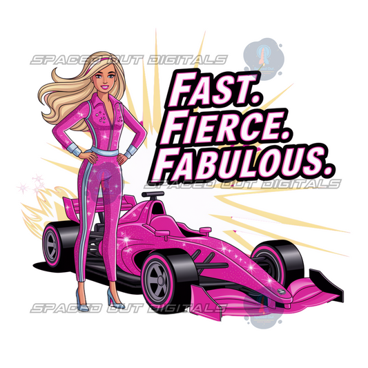 Fast Fierce Fabulous PNG