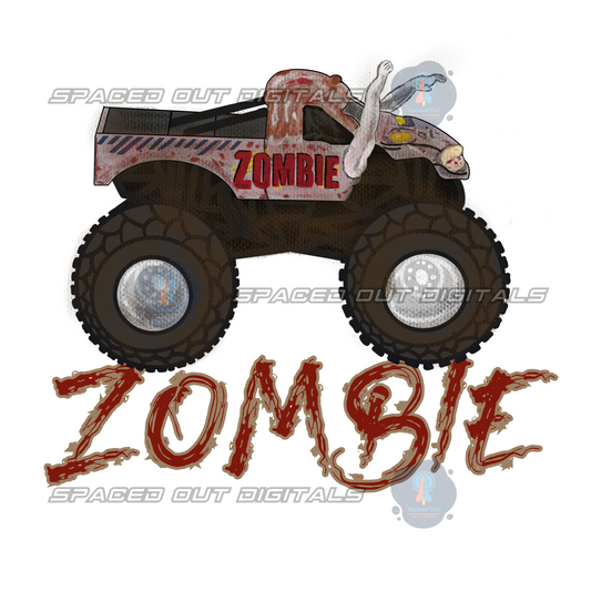 Zombie Truck PNG