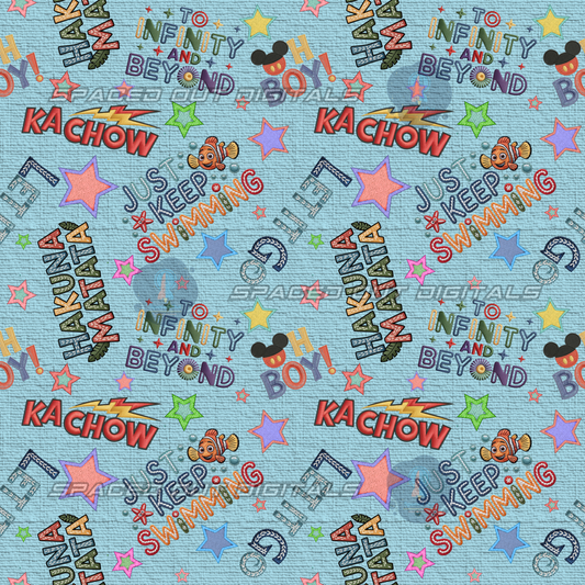 Magic Kingdom Quotes Embroidery