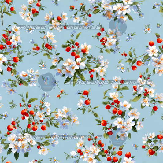 Snow Princess Floral Jars Coordinate