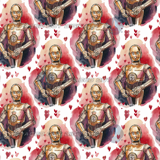 Gold Droid Valentines