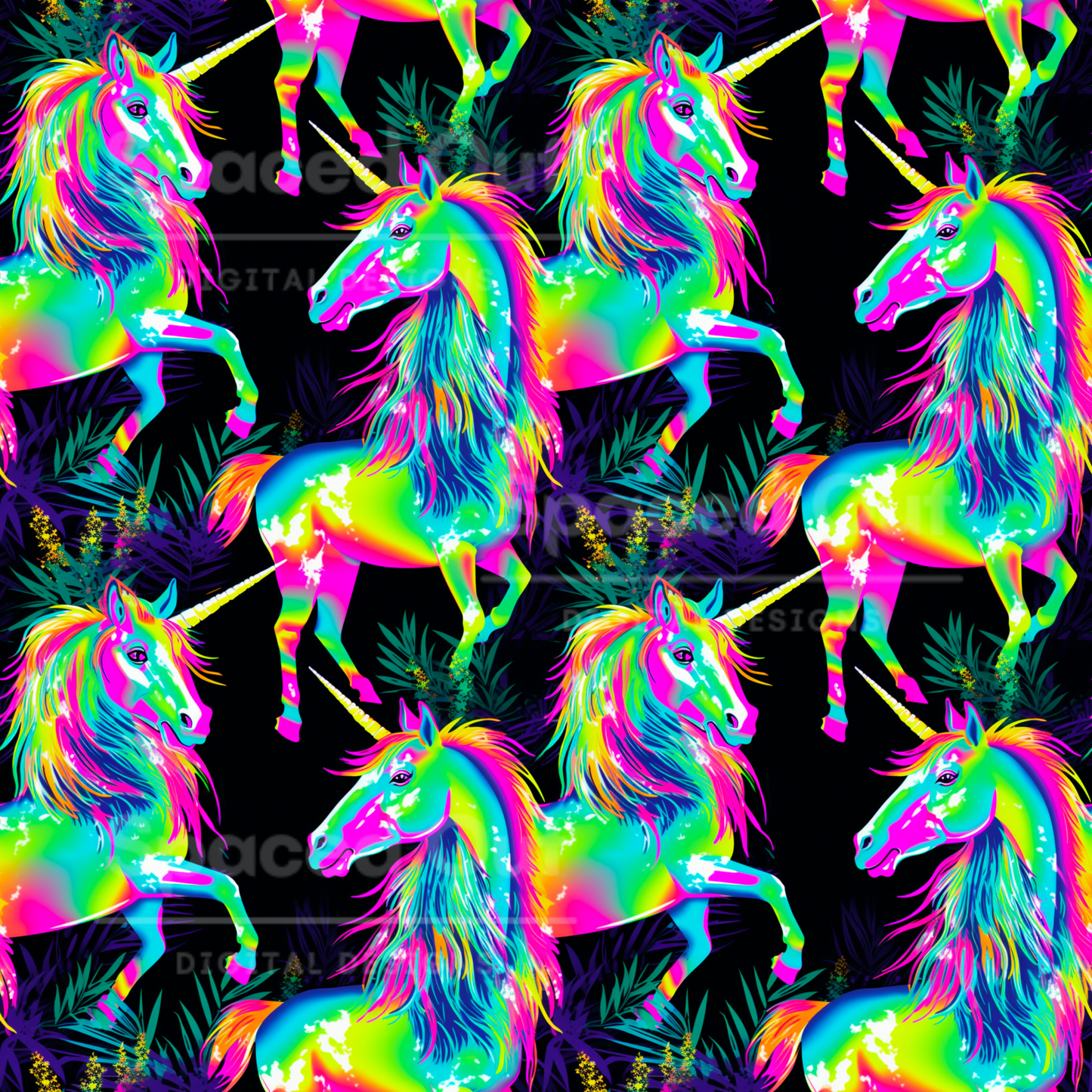 Neon Unicorns
