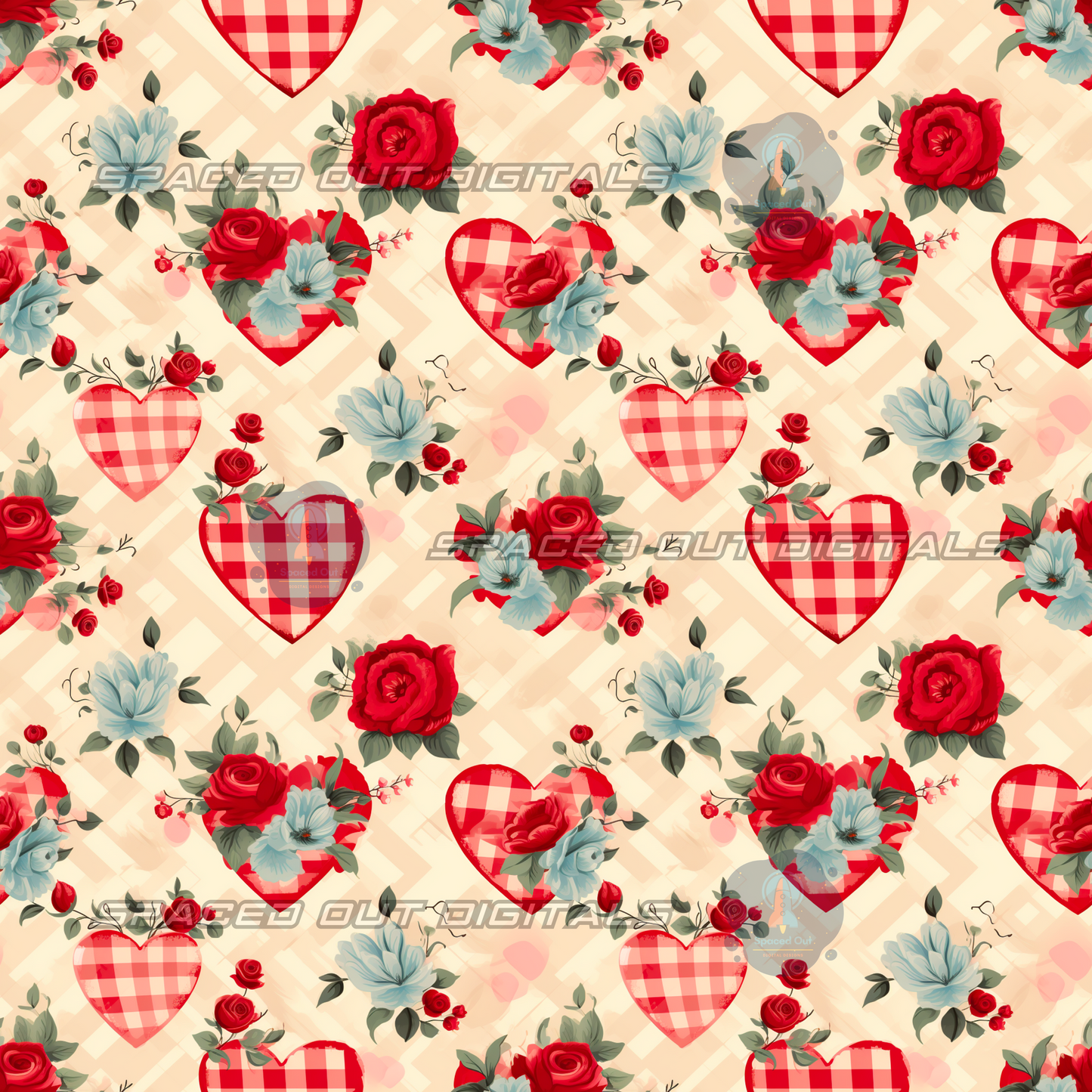 Plaid Hearts 2