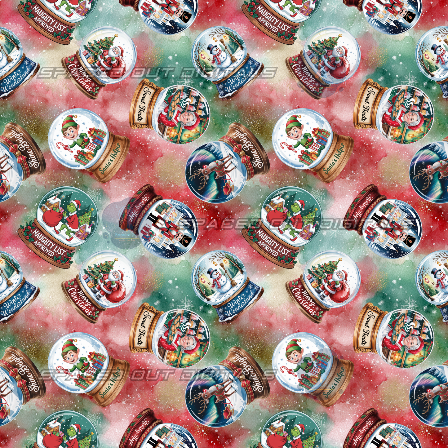 Christmas Characters Globes