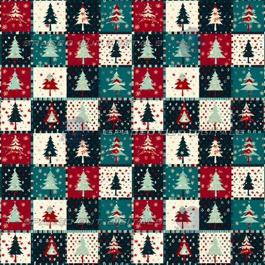 Christmas Tree Patchwork