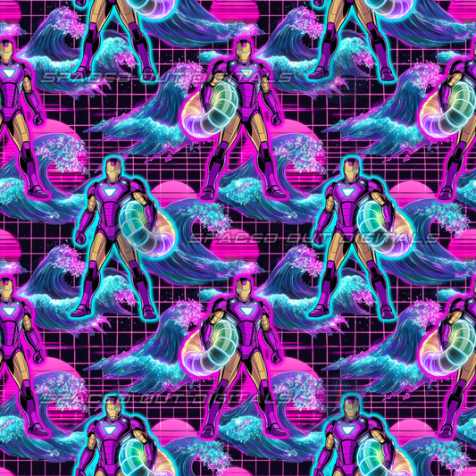 Summer Neon Iron Guy