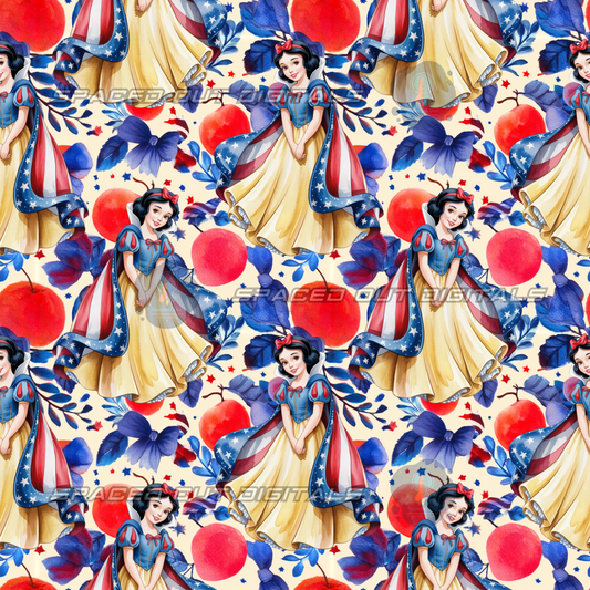 Snow Princess Patriotic