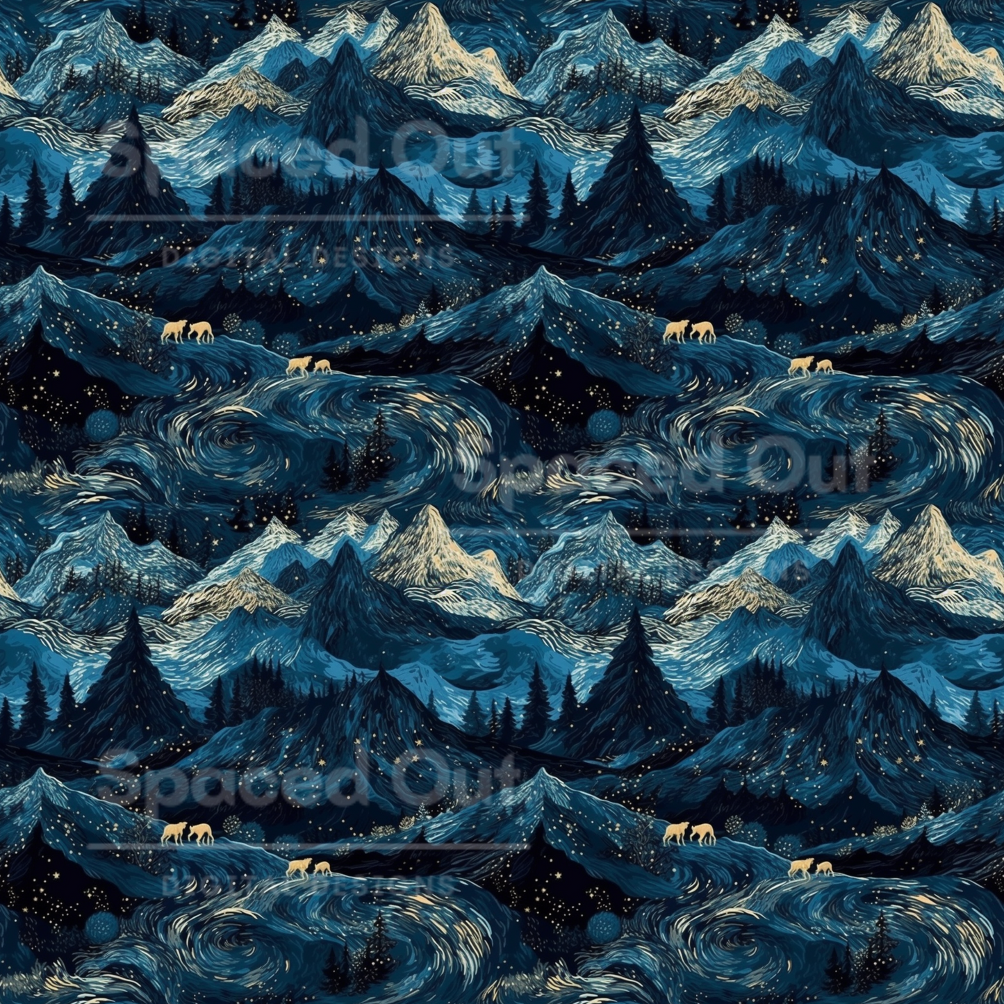Van Gogh Mountains